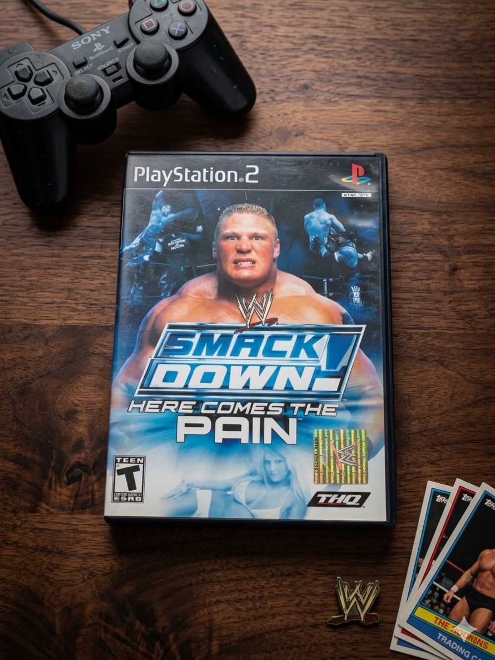 WWE SmackDown Here Comes The Pain PS2 Sony PlayStation 2 Black Label Authentic